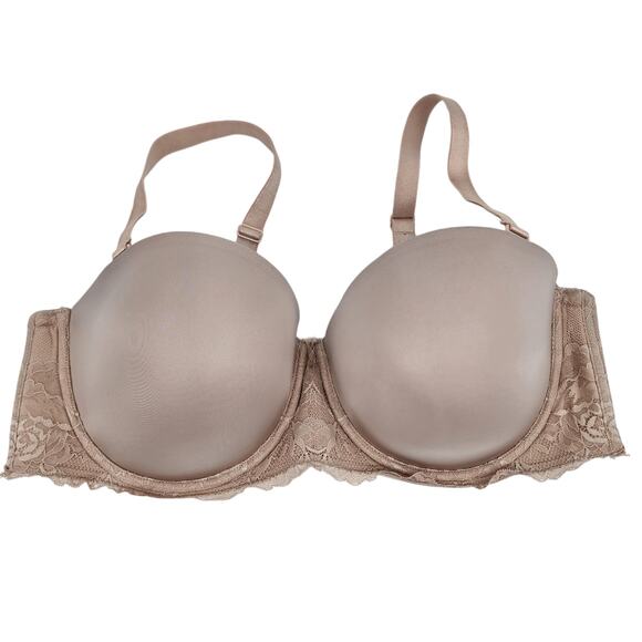 Torrid Lightly Lined Multiway Strapless Microfiber Underwire Bra Size 42DD - Picture 1 of 4